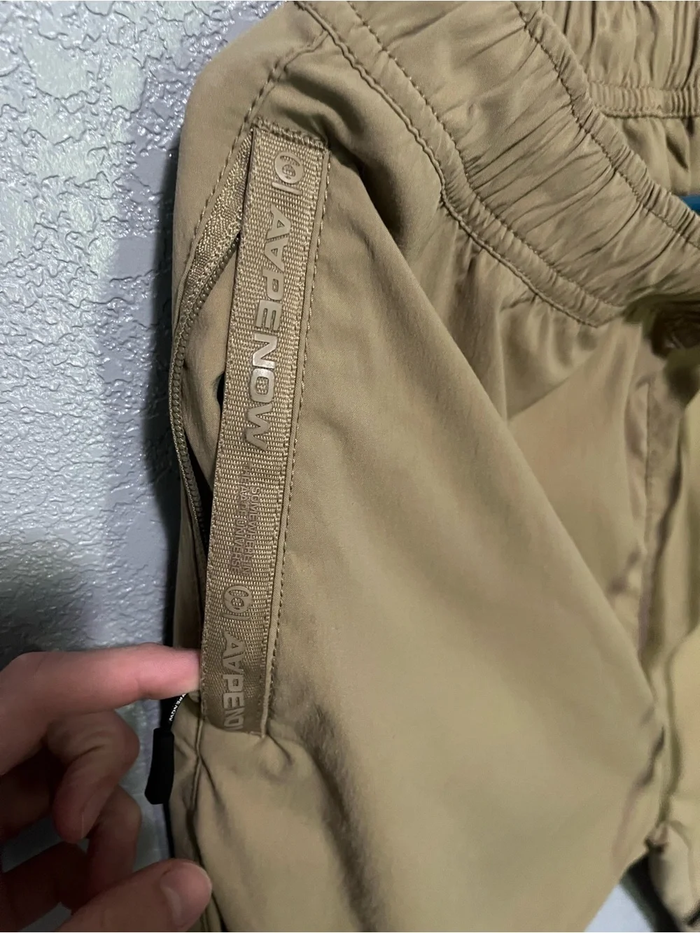 A Bathing Ape Khaki Active Pants
